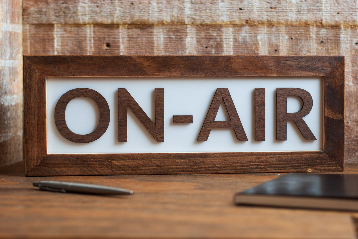On Air LED Lightbox Sign for Podcasts, Recording Studio or Home Decor