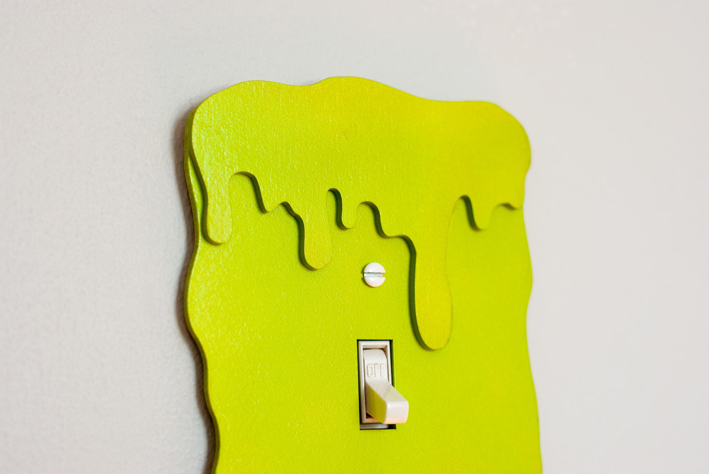 Slime Drip Light Switch Cover