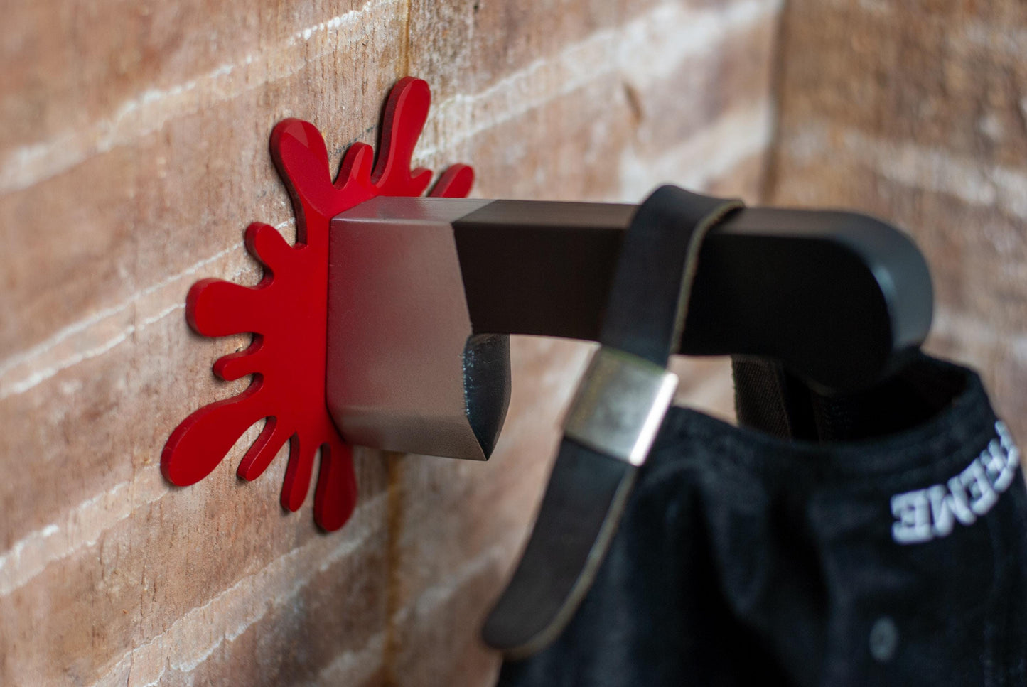 Spooky horror Knife-Shaped Wall Hook hanging on gothic wall, decorative hook for Coats rack, towel hanger, hat holder, Handmade Creepy Gift