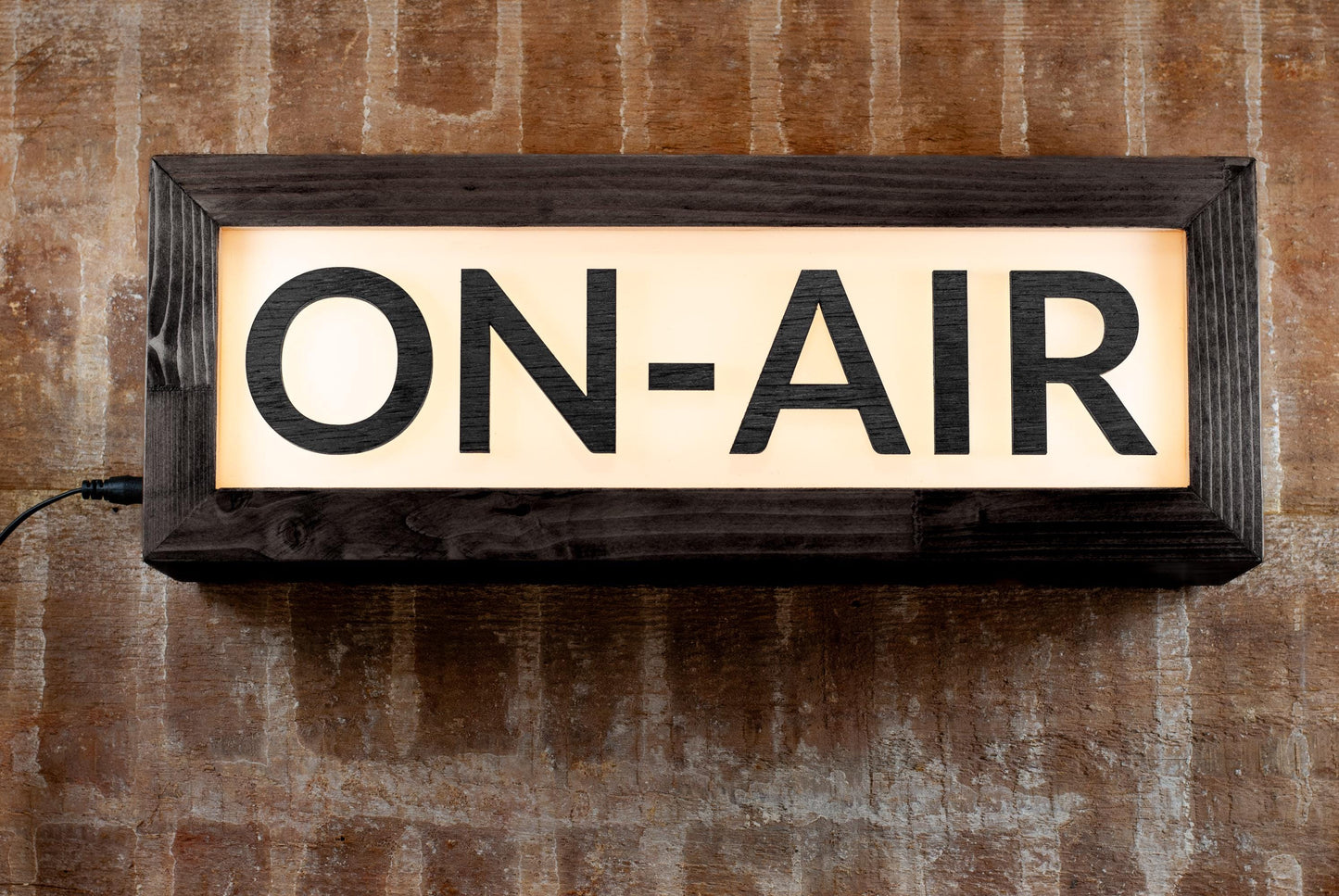 On Air LED Lightbox Sign for Podcasts, Recording Studio or Home Decor