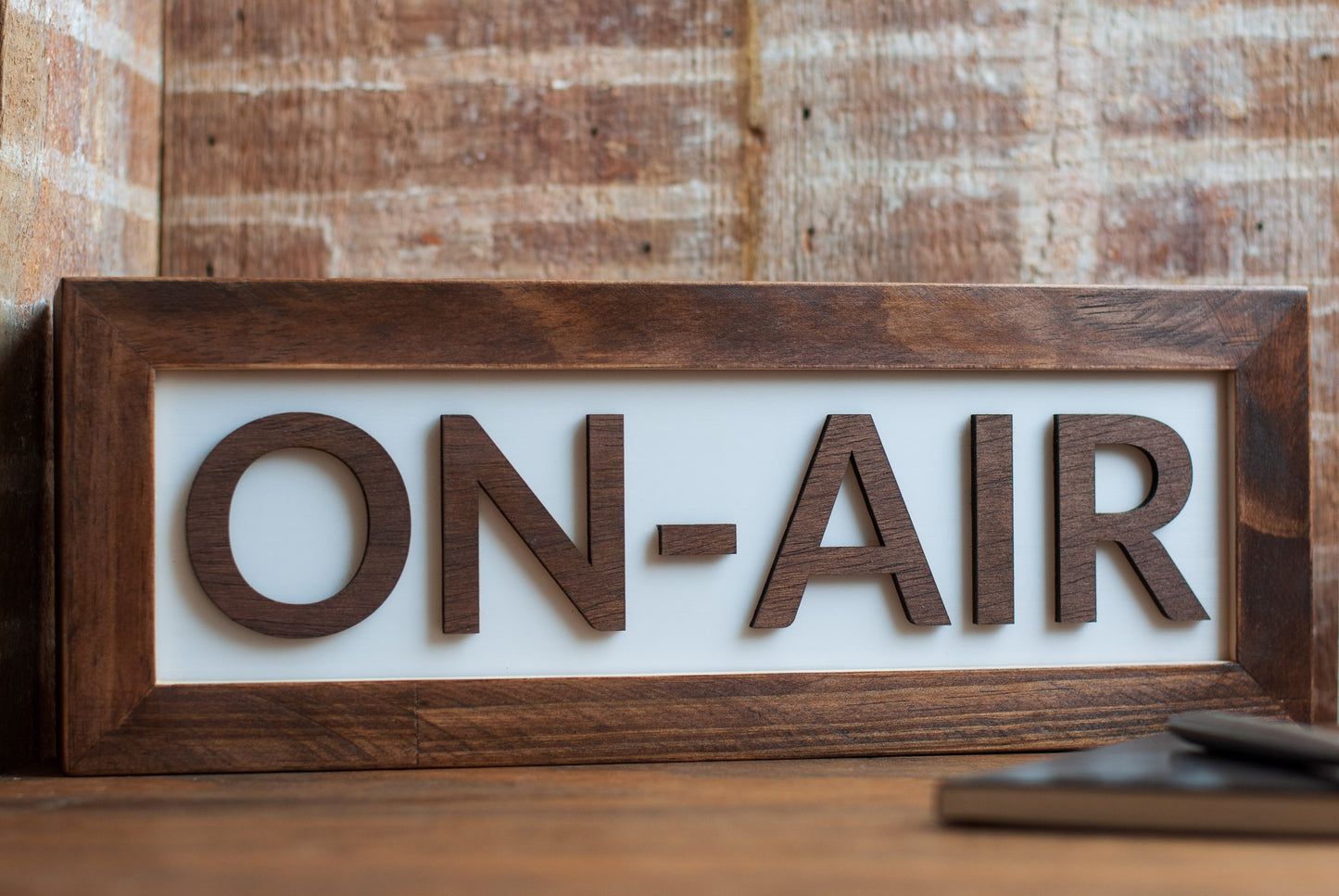 On Air LED Lightbox Sign for Podcasts, Recording Studio or Home Decor