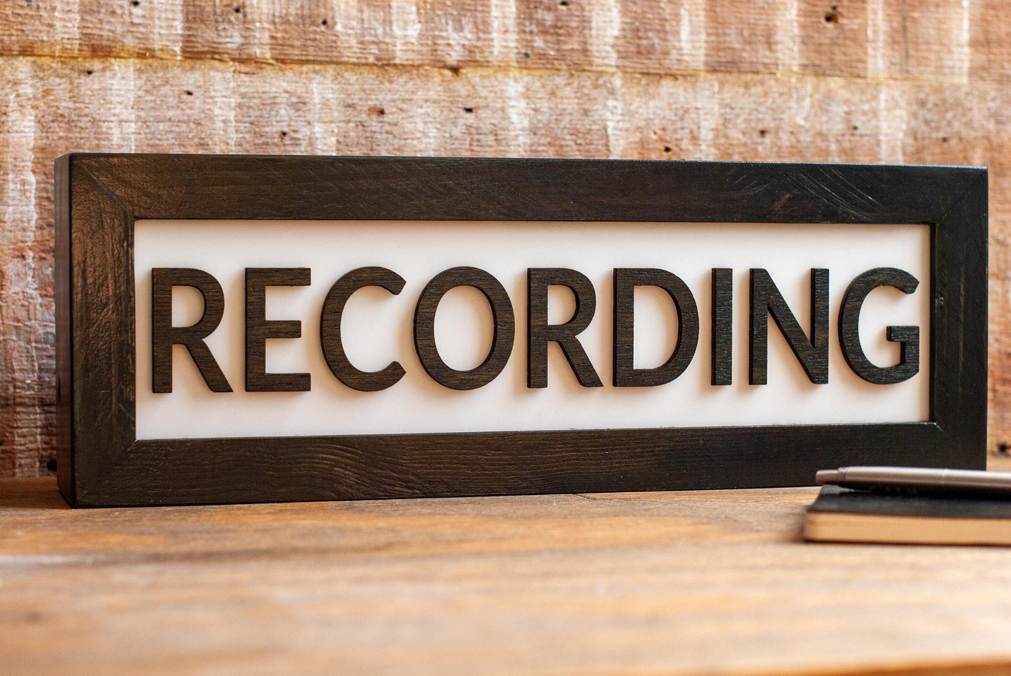 Recording Sign LED Lightbox