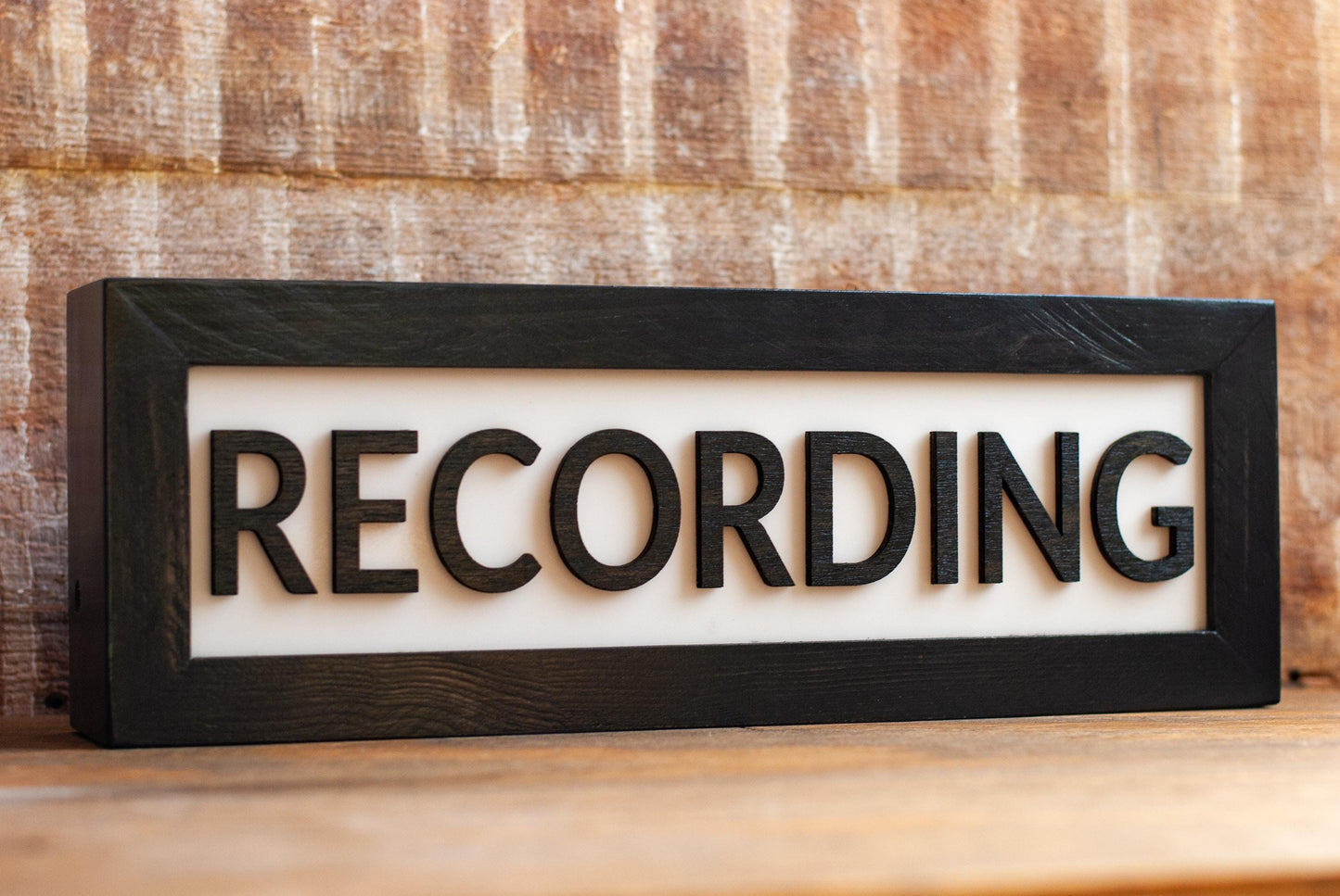 Recording Sign LED Lightbox