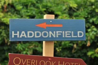 Customizable Horror Directional Post & Signs