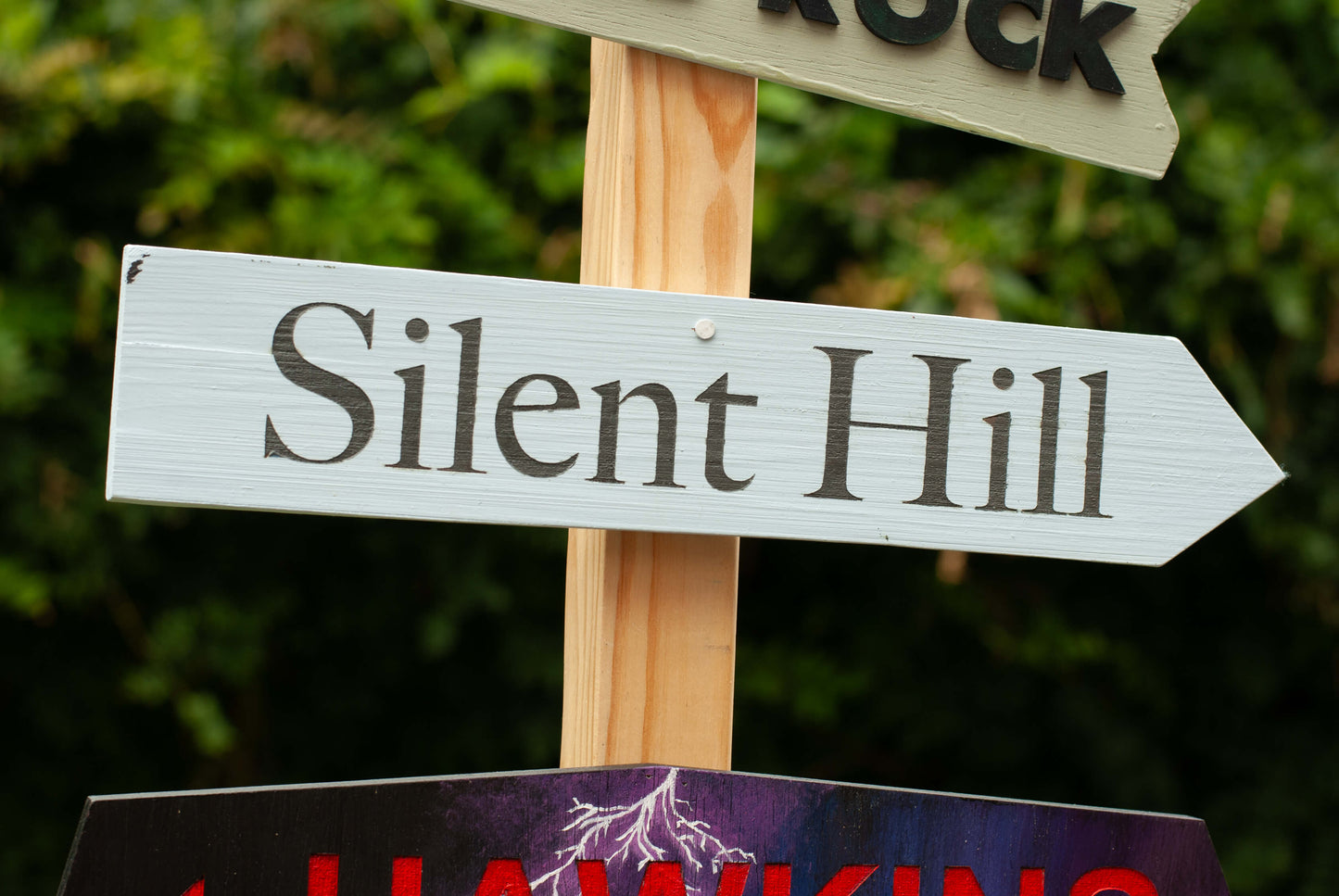 Customizable Horror Directional Post & Signs