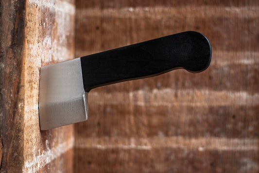 mountable wooden knife wall hook set hanging on wall