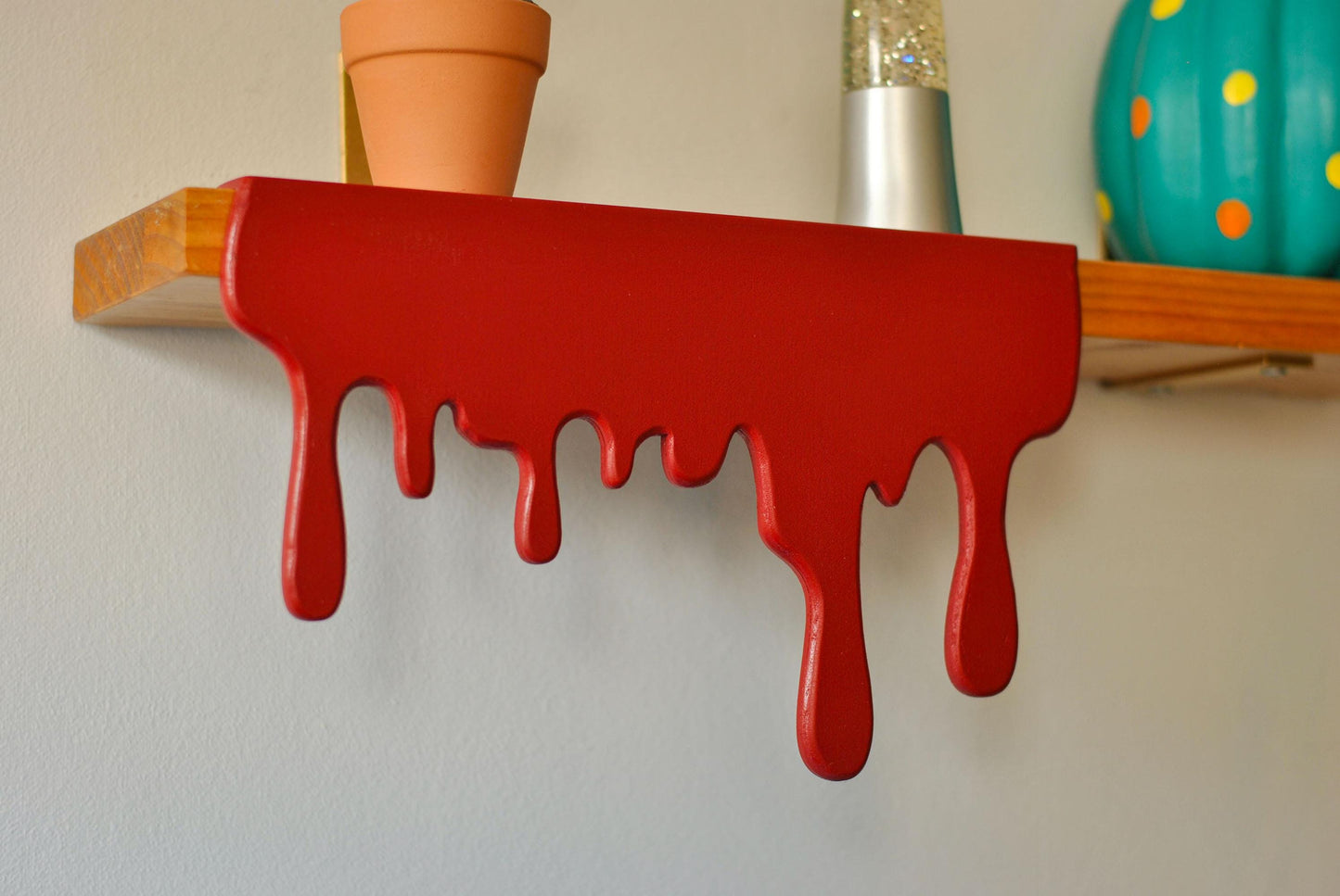 Blood Drip Shelf Decor
