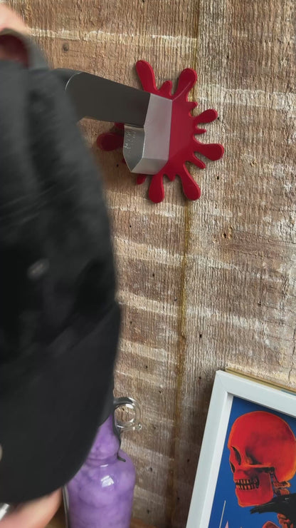 Blood Drip Knife Wall Hook